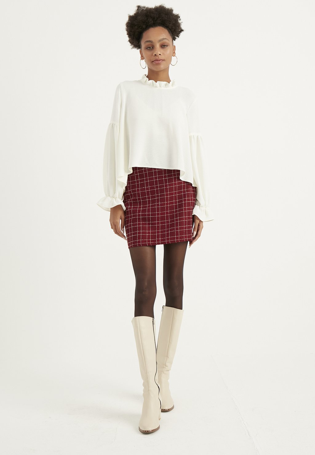 

Мини-юбка SQUARE PATTERNED Herita, красный