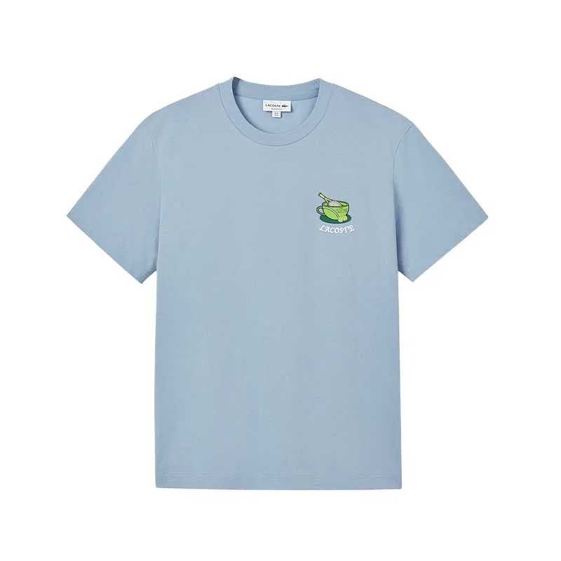 Футболка LACOSTE Crew Neck Moderate 776/Blue