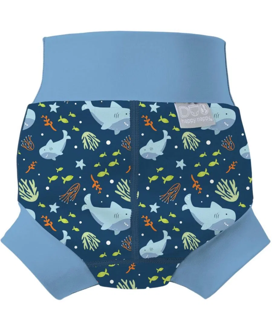 Многоразовый подгузник для плавания Splash About Happy Nappy Duo, Shark Reef Blue — фото 3