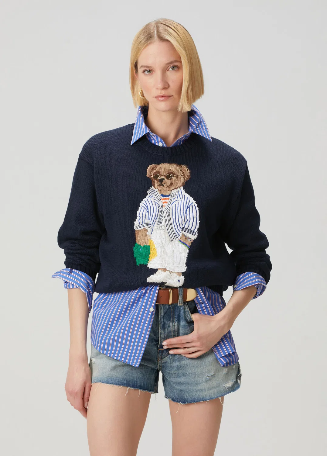 Свитер Polo Bear Relaxed Fit Polo Ralph Lauren, lacivert
