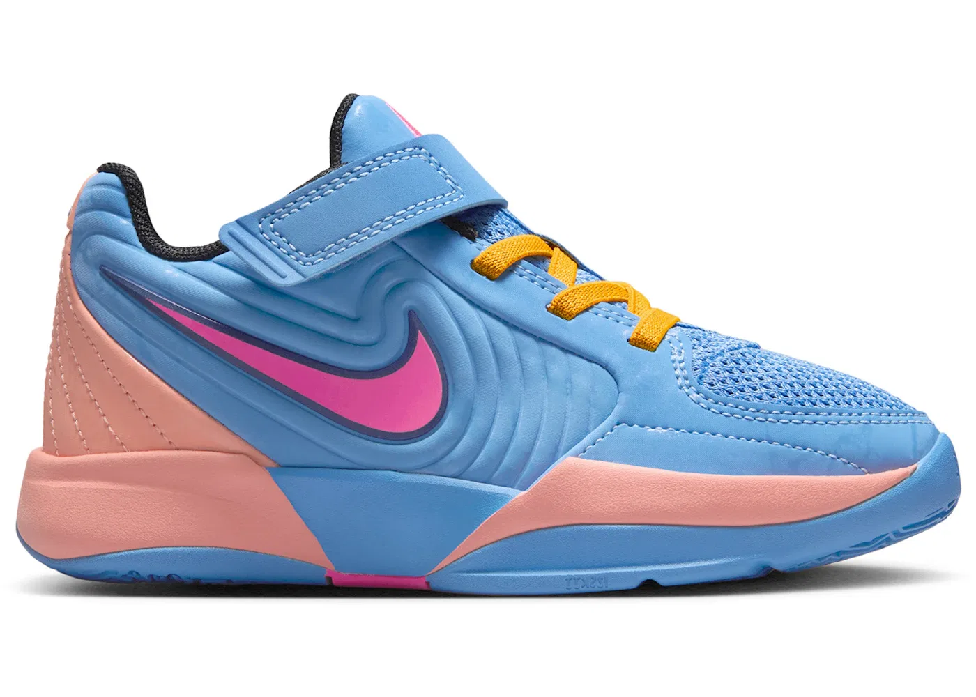 Детские кроссовки для мальчиков с длинным шнурком Nike Ja 2, Blue Beyond Hyper Pink Apricot Agate Blue Void