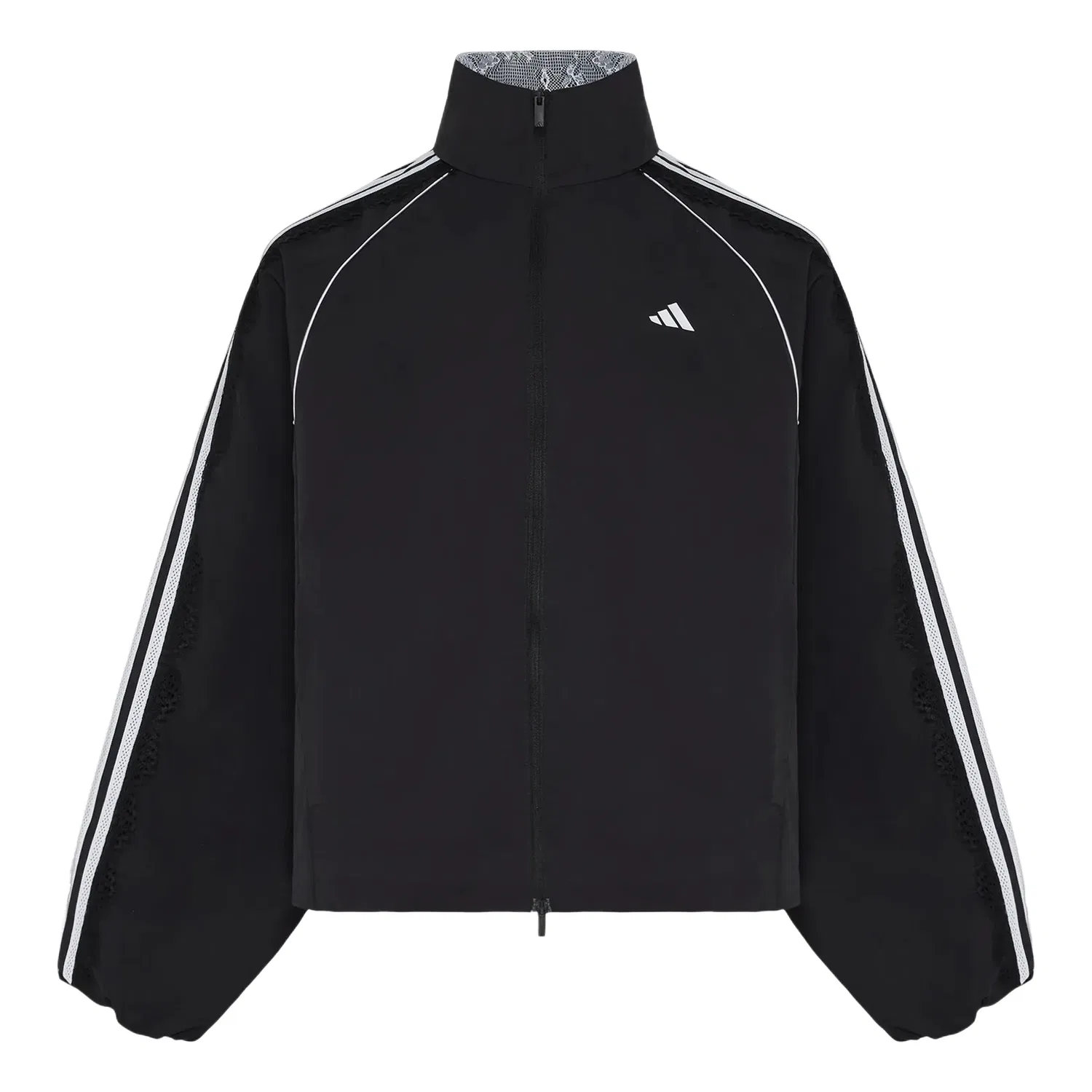 Женская куртка Dance Lace Mixed Woven Jacket Asia Sizing 'Black' adidas, черный