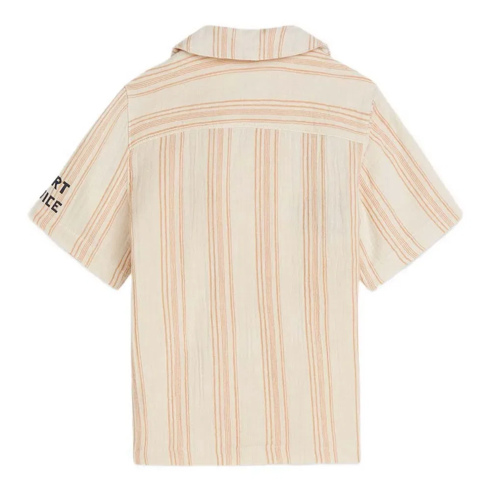 Рубашка с коротким рукавом 181968 Scotch & Soda, бежевый — фото 2