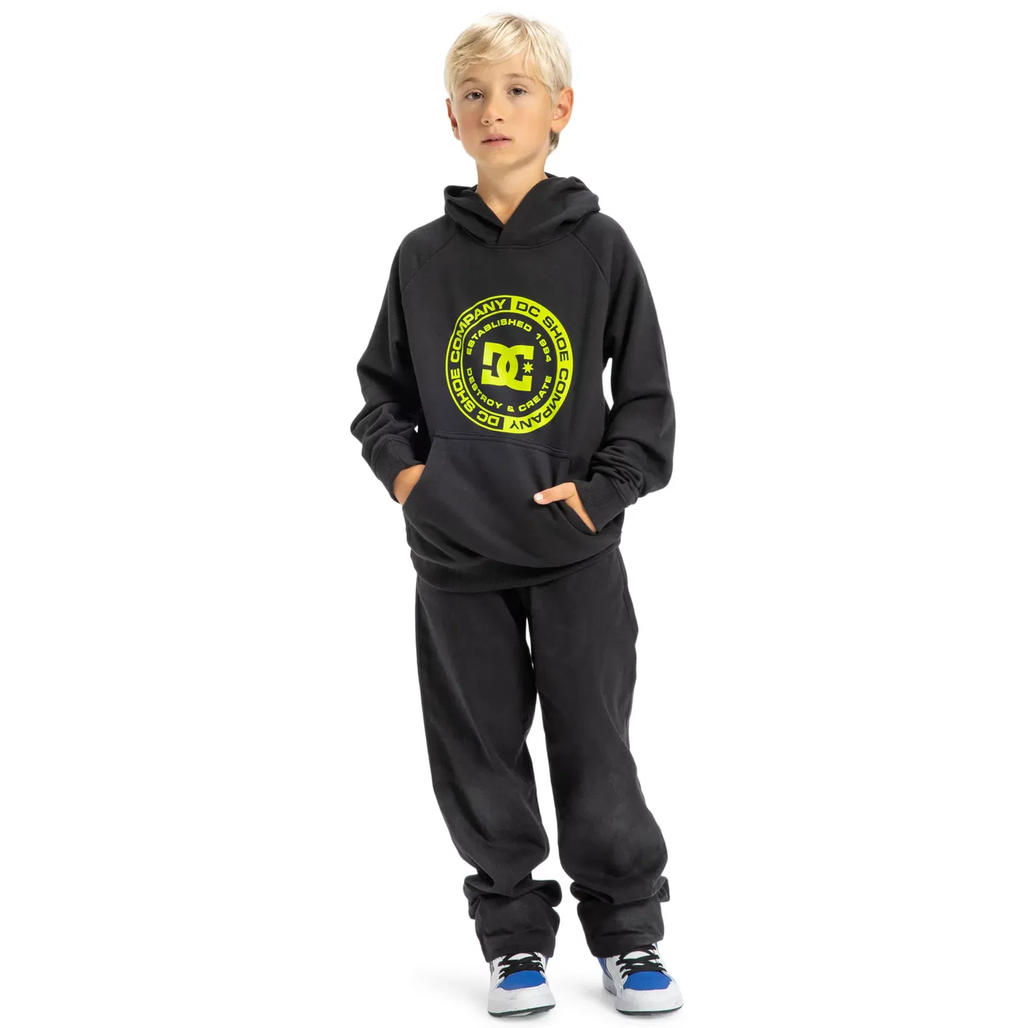 Детская худи с капюшоном DC Corpo Raglan DC Shoes, Черный — фото 3