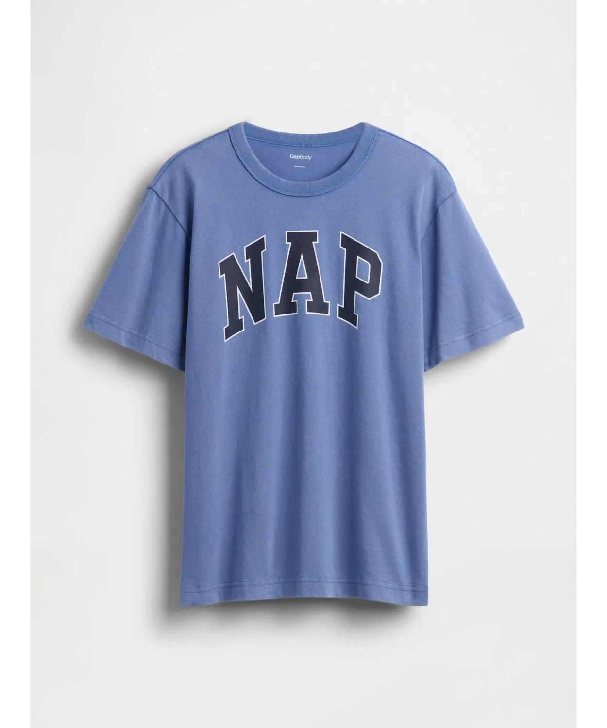 Женская футболка для сна с принтом NAP Oversize GAP, Blue — фото 3
