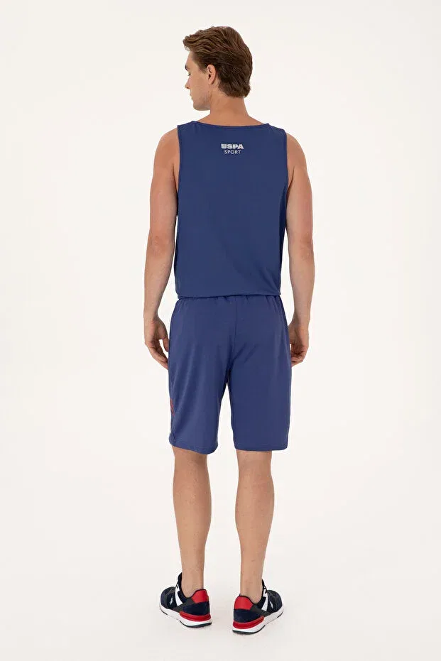 Мужские шорты с длиной миди U.S. Polo Assn., Light Navy Blue — фото 4