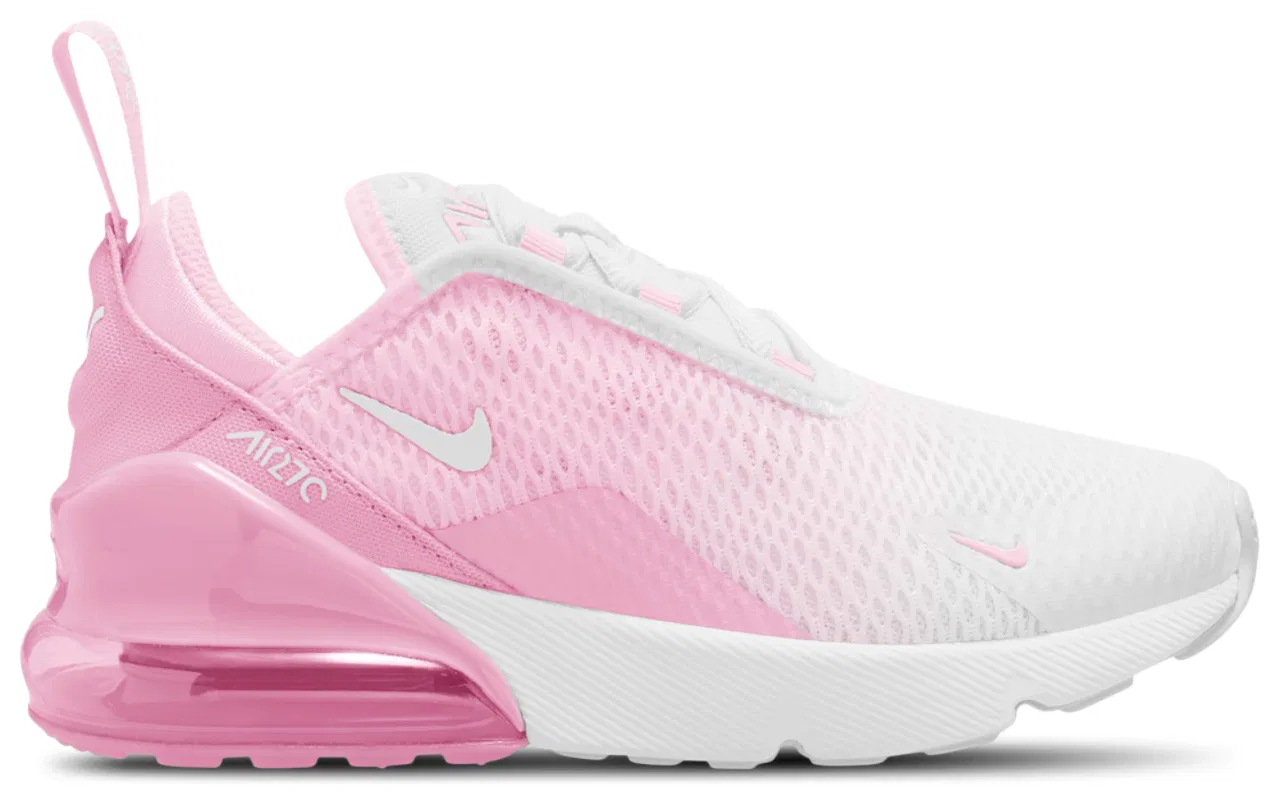 Кроссовки для девочек Air Max 270 Nike, розовый/белый