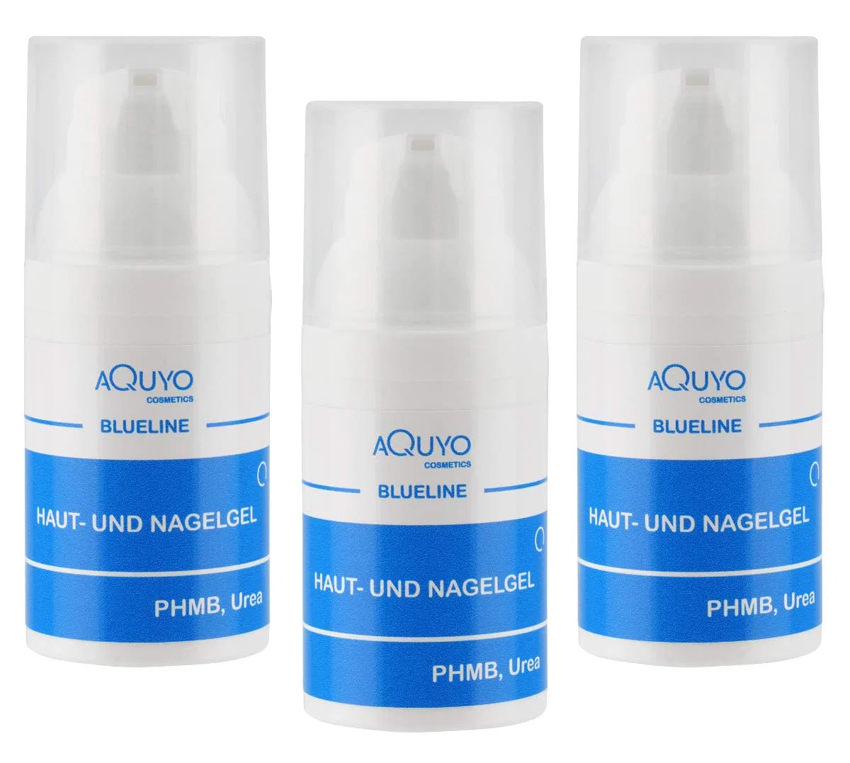 Гель для ногтей и кожи, AQUYO Cosmetics, 3x30 мл