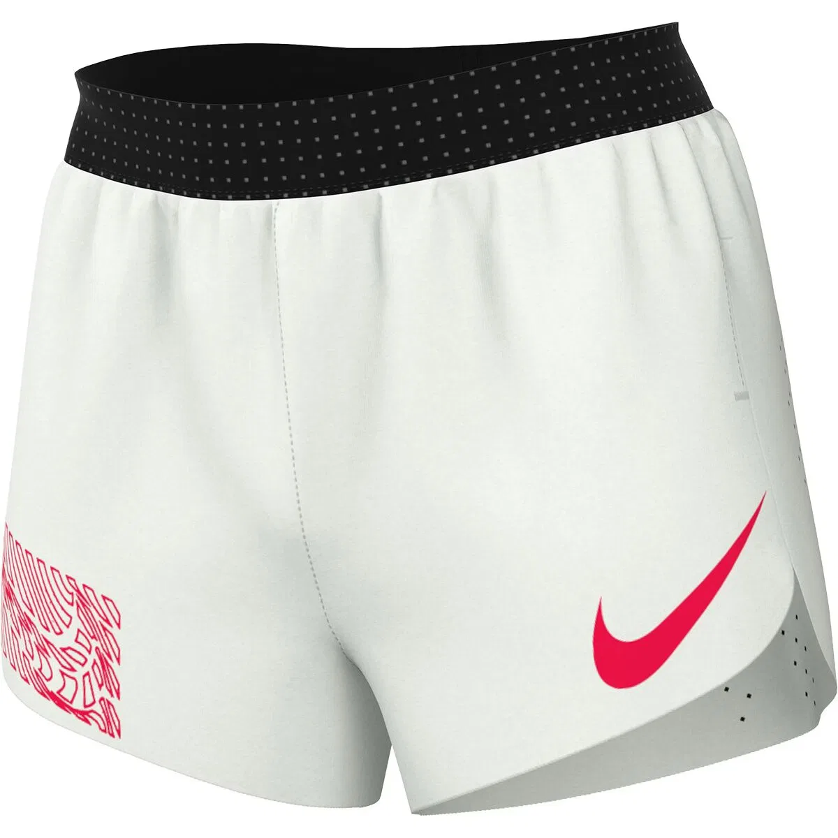 Мужские беговые шорты с технологией Dri-FIT ADV Miler AeroSwift GFX 2in BF Short Nike, Summit White