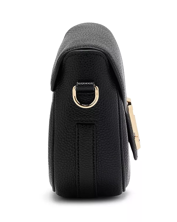 Сумка на седло из зернистой кожи Marc Jacobs, черный — фото 3