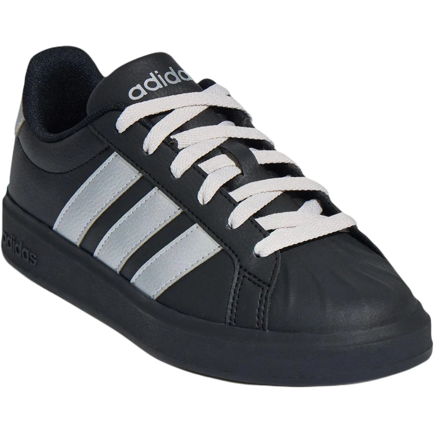 Детские скейтборд-кроссовки с принтом STREETTALK Adidas, Black/Metallic Silver — фото 4