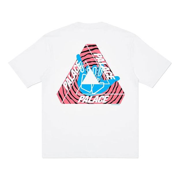 

Футболка PALACE Tri-Zooted Shakka Round Neck Short Sleeve Unisex White, белый
