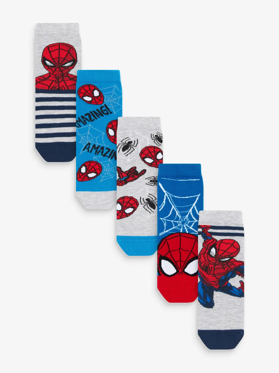 Носки, 5 пар, Spiderman Next, Spiderman