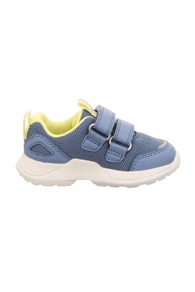 Детские туфли для девочек с коротким каблуком Superfit, Blue/Yellow — фото 4