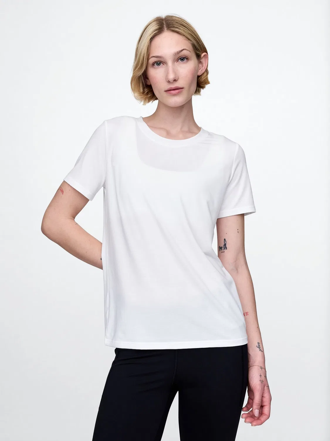 Футболка тренировочная Gap Breathe, белый