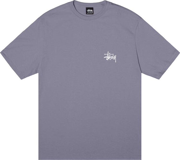

Футболка Stussy Basic Tee 'Mauve', фиолетовый