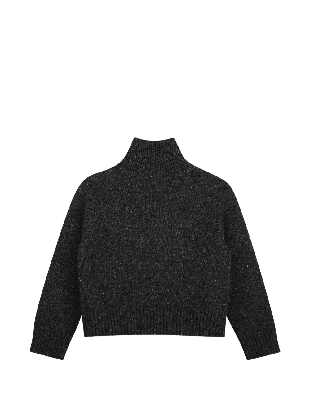 Свитер с пуговицами и вышивкой Zadig & Voltaire Kids, черный — фото 2