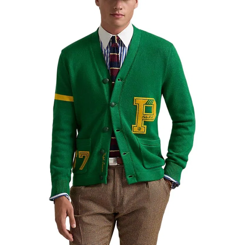 Мужской джемпер Polo Ralph Lauren, Green — фото 4