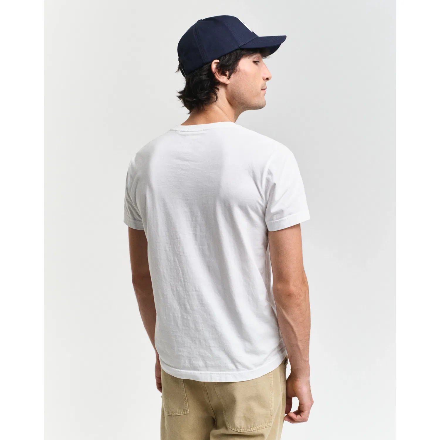 Детская хлопковая футболка Gant, White — фото 4