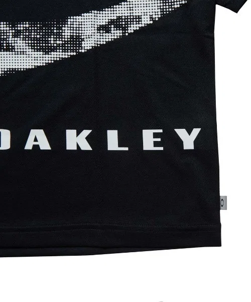 Детская футболка с принтом YTR Mesh Bold Tee 11.0 OAKLEY, Grey — фото 4
