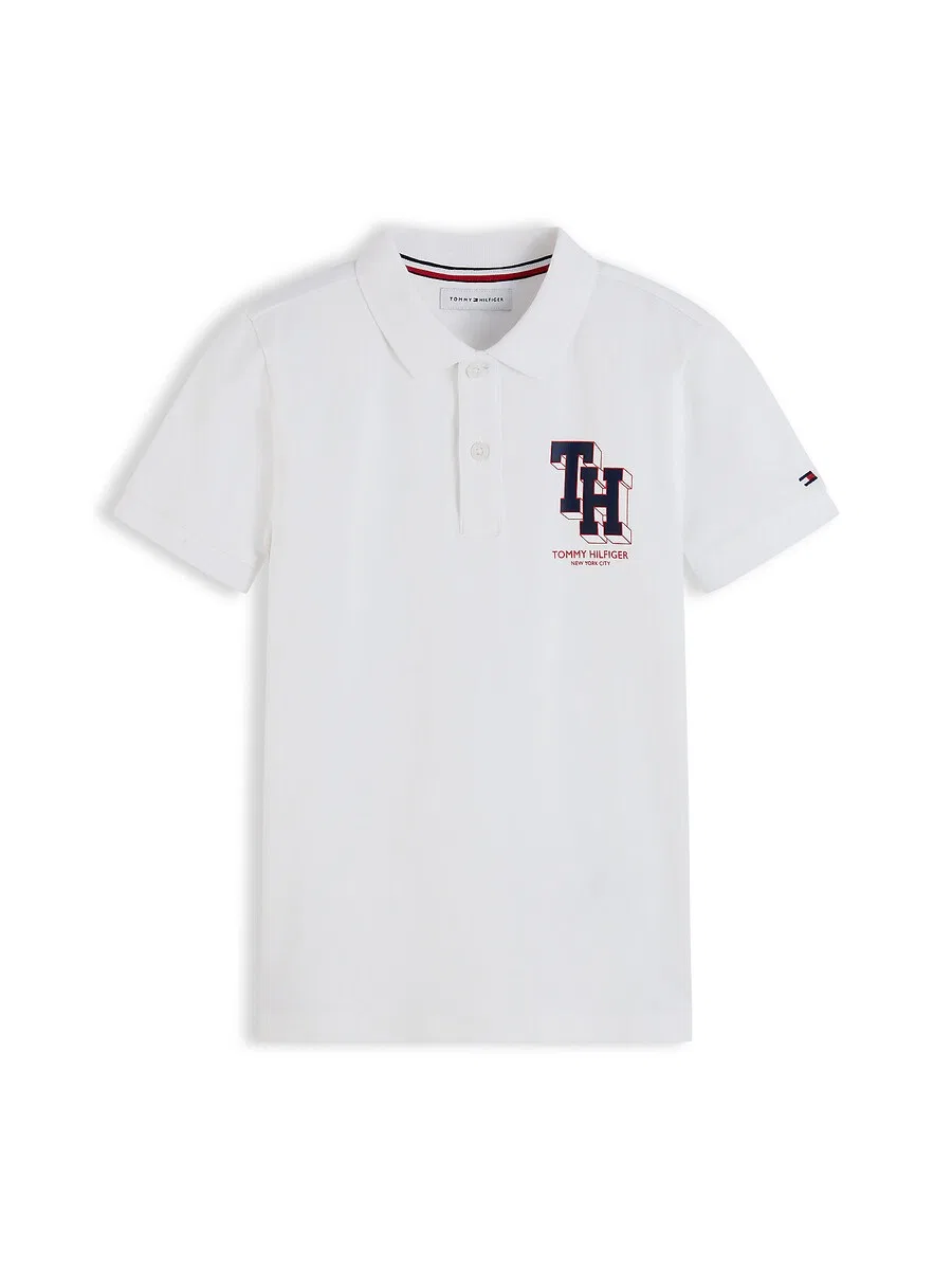 Футболка TOMMY HILFIGER белого цвета