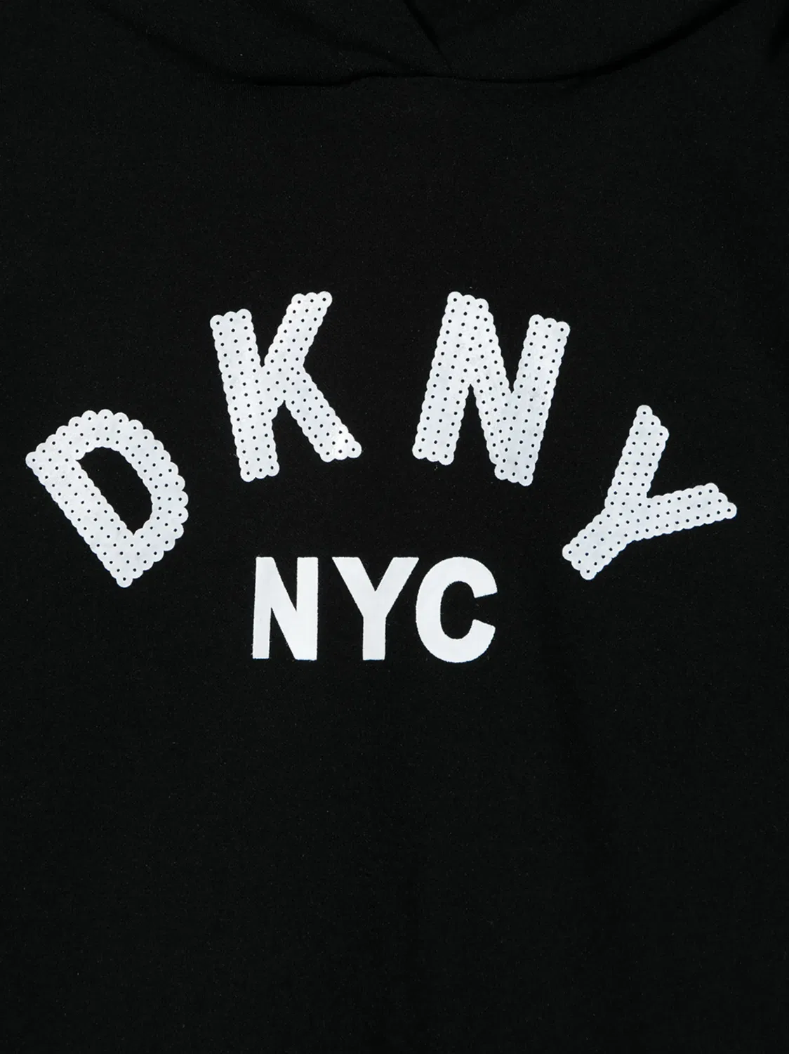 Платье‑худи с логотипом DKNY, черный — фото 3