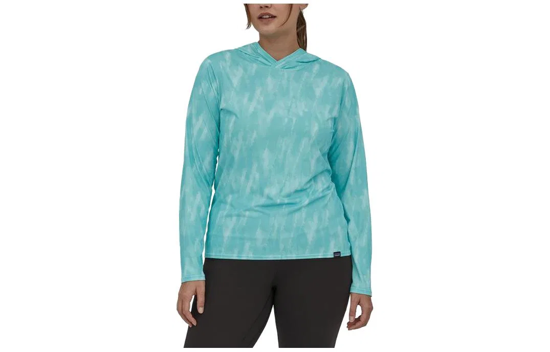 Женская футболка с быстросохнущей тканью Capilene Quick Dry T Shirts Patagonia, Skylark Green — фото 3