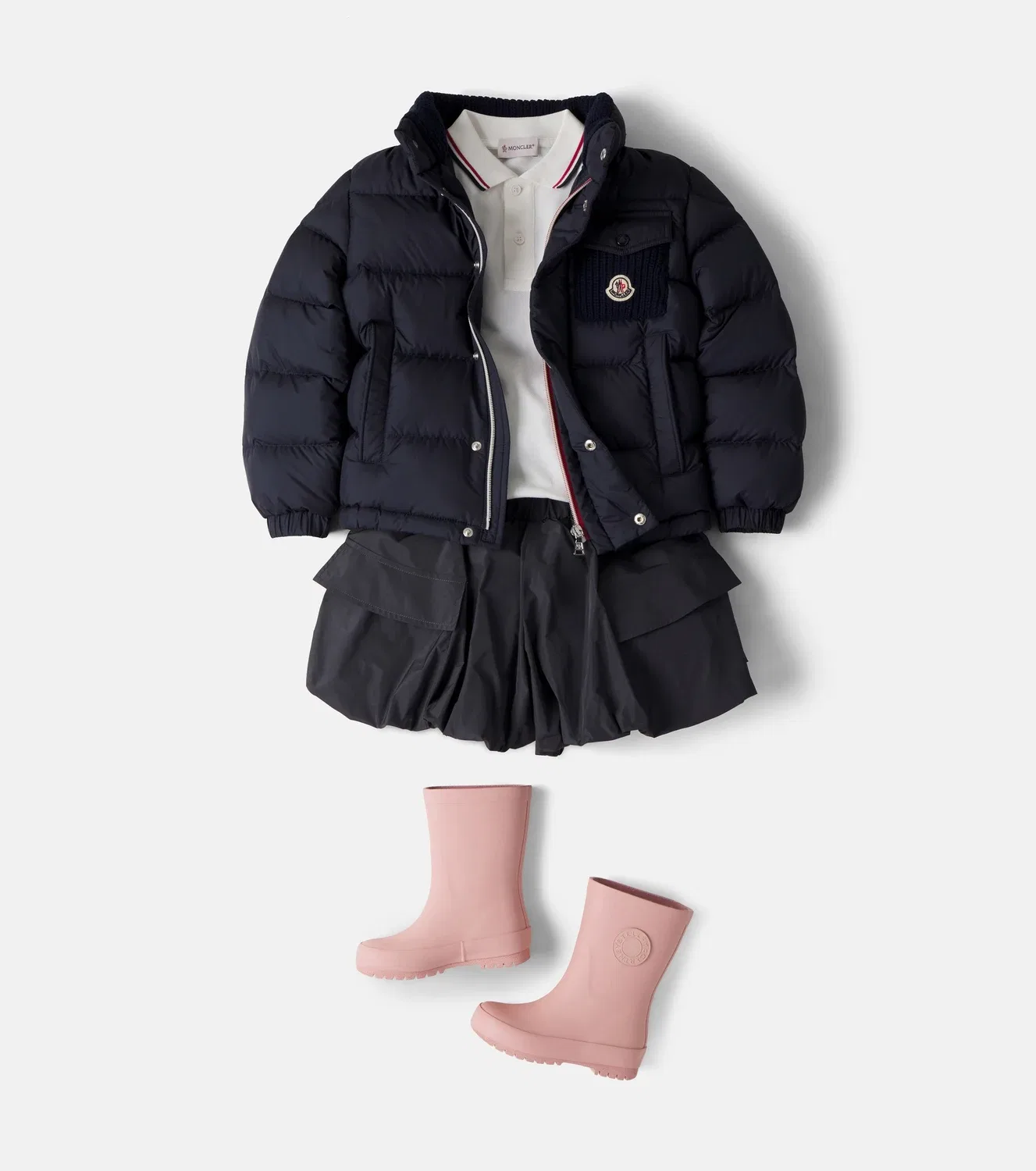 Легкая куртка со стеганой подкладкой Moncler Enfant, синий — фото 2