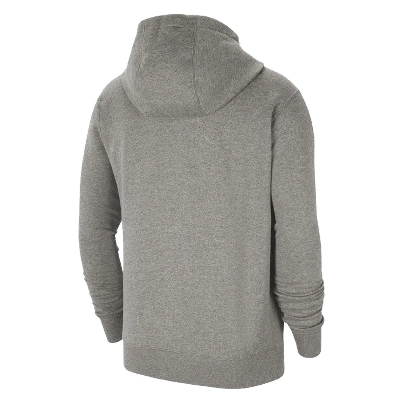 Мужское худи на молнии Park 20 Fleece Full-Zip Nike, Grau Schwarz — фото 2