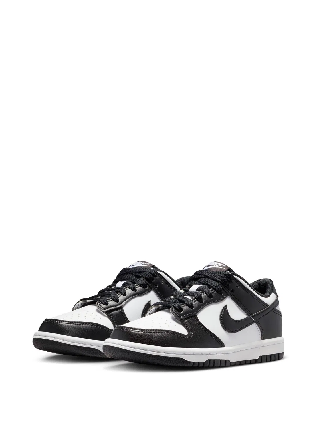 Кроссовки Nike Dunk Low, белый/черный — фото 3