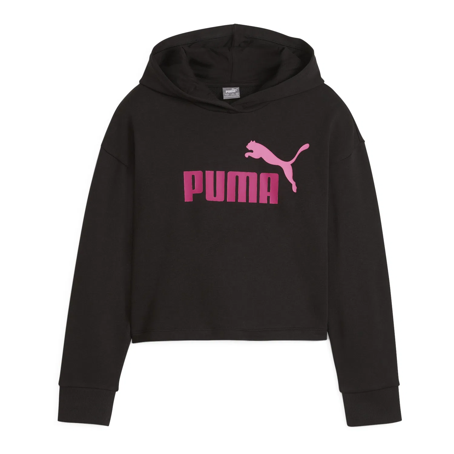 Детское худи с капюшоном Puma Ess+ 2Col Logo, Schwarz