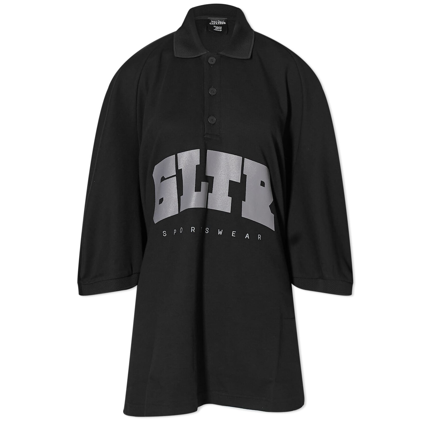 

Поло Jean Paul Gaultier Graphic Print Jersey, черный