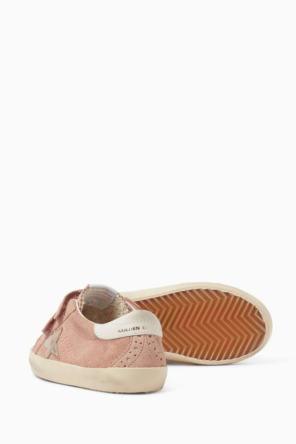 Кроссовки из замши Old School Sneakers GOLDEN GOOSE — фото 3
