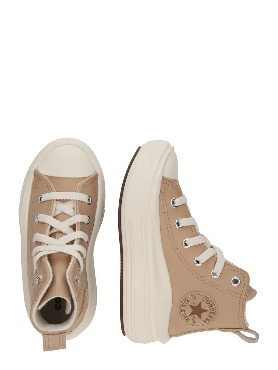 Кроссовки CONVERSE 'Chuck Taylor All Ster Move' в цвете капучино — фото 2