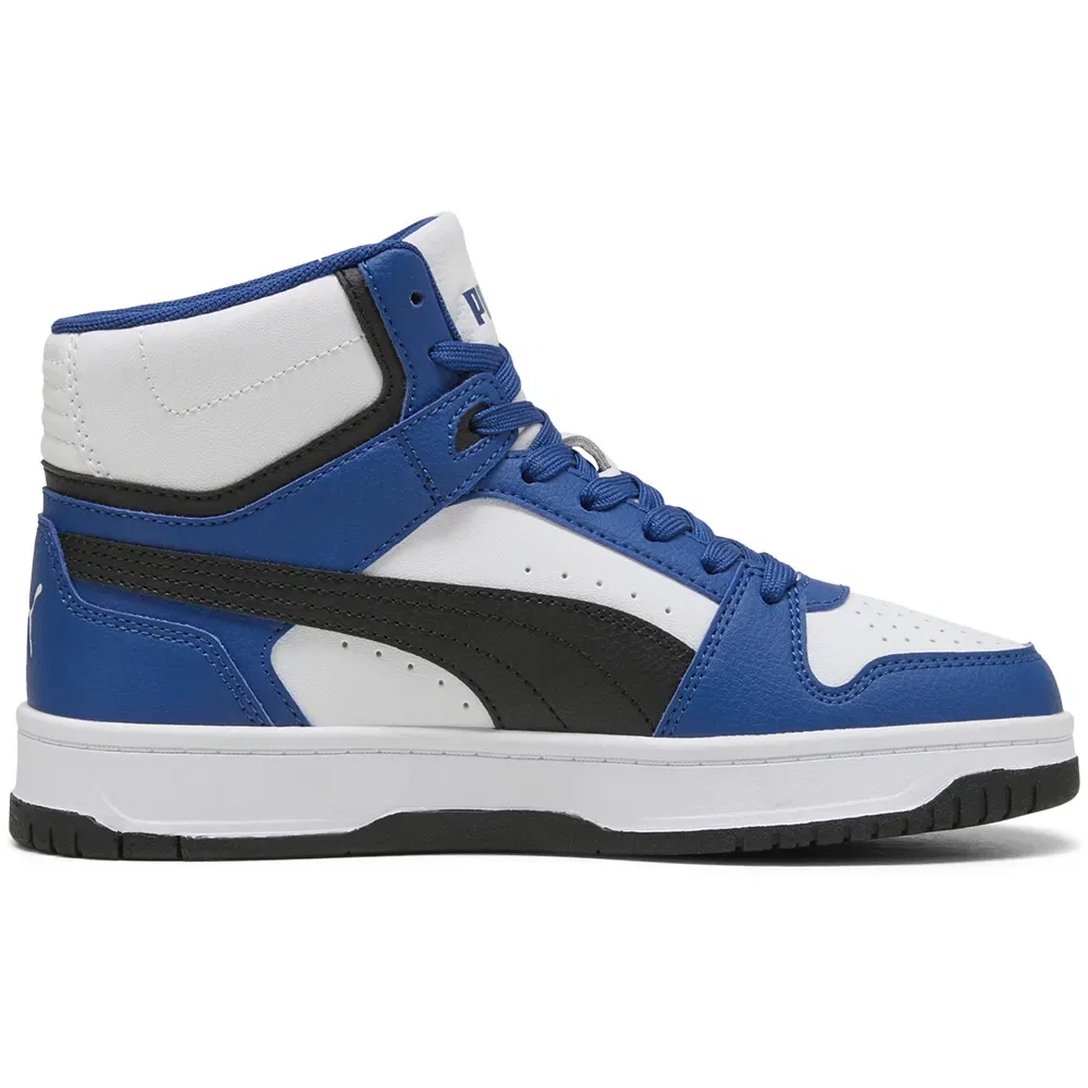 Детские кроссовки для девочек с высоким берцем Rebound Slam Mid Jr Puma, Blue