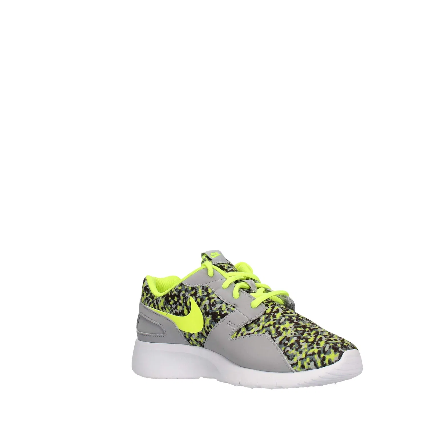Детские кроссовки для мальчиков с принтом Kaishi Print NIKE, Grey Black Yellow — фото 4