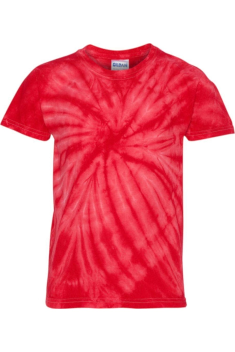 

Футболка Dyenomite Youth Cyclone Pinwheel Tie-Dyed, красный
