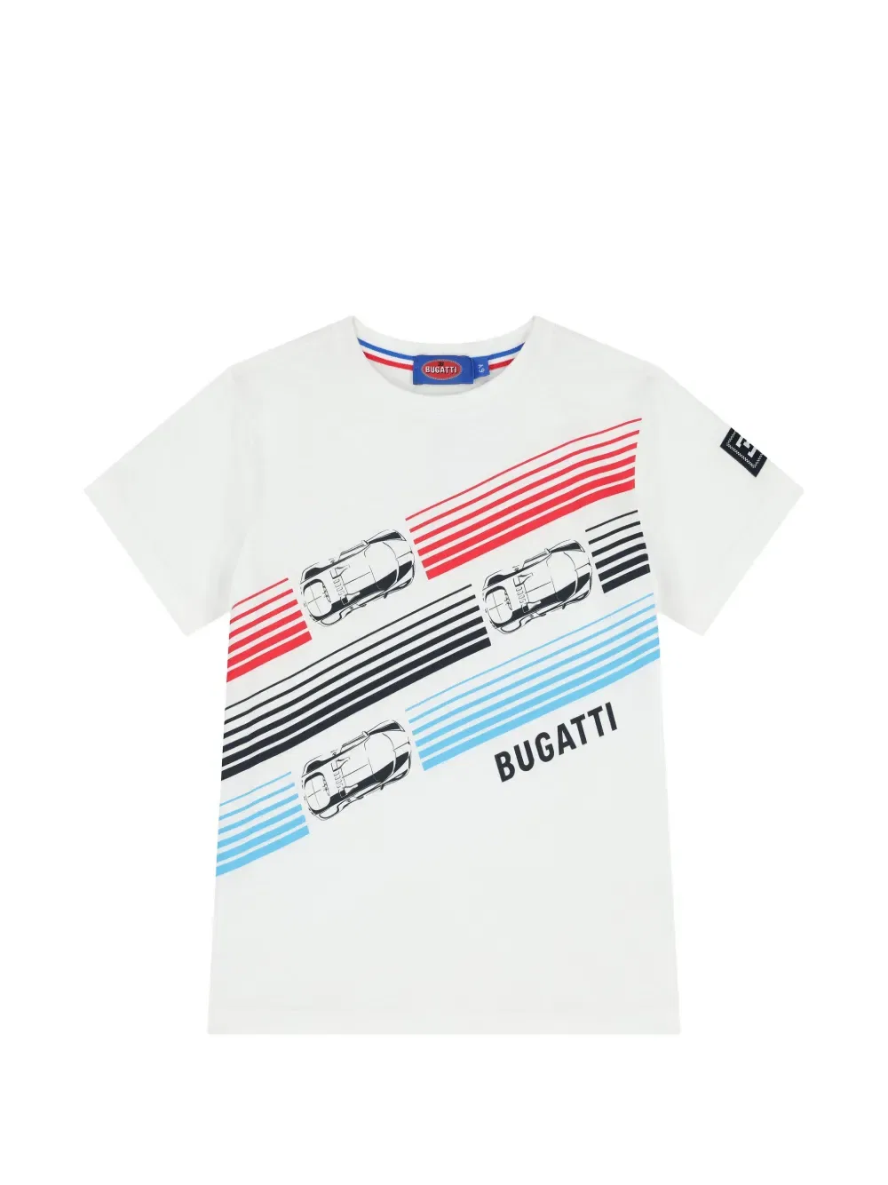 Футболка в полоску Bugatti Kids, белый