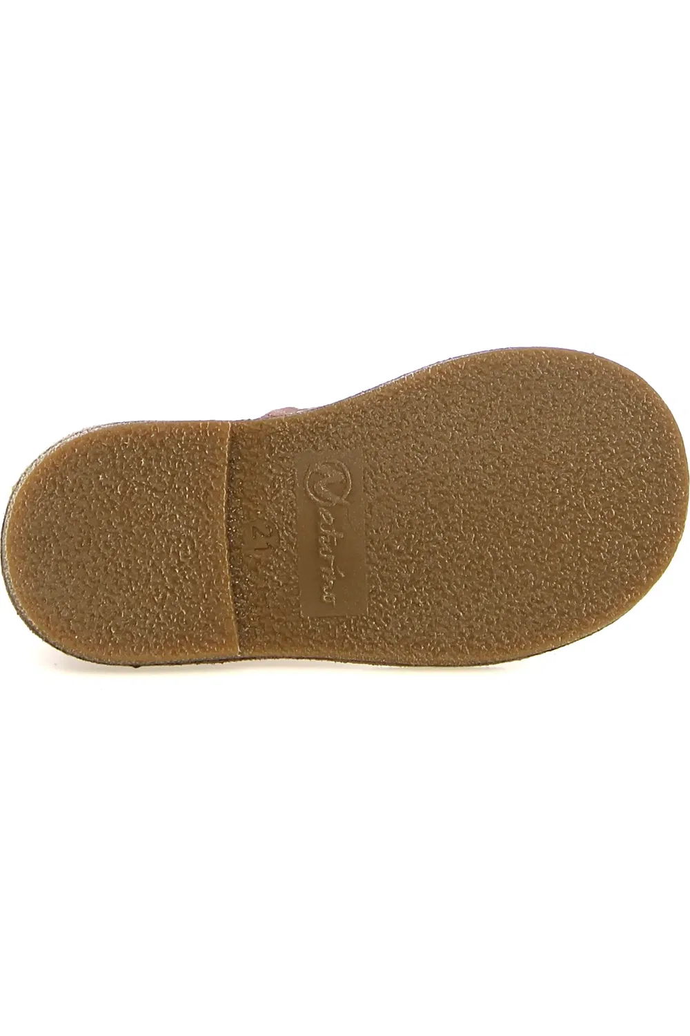 Детские ботинки на металлической коже Dasie Bootie Naturino, розовый — фото 4