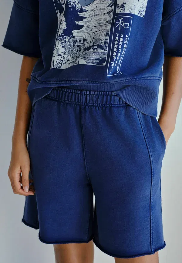 Шорты хлопковые Shorts Next indigo blue, синий