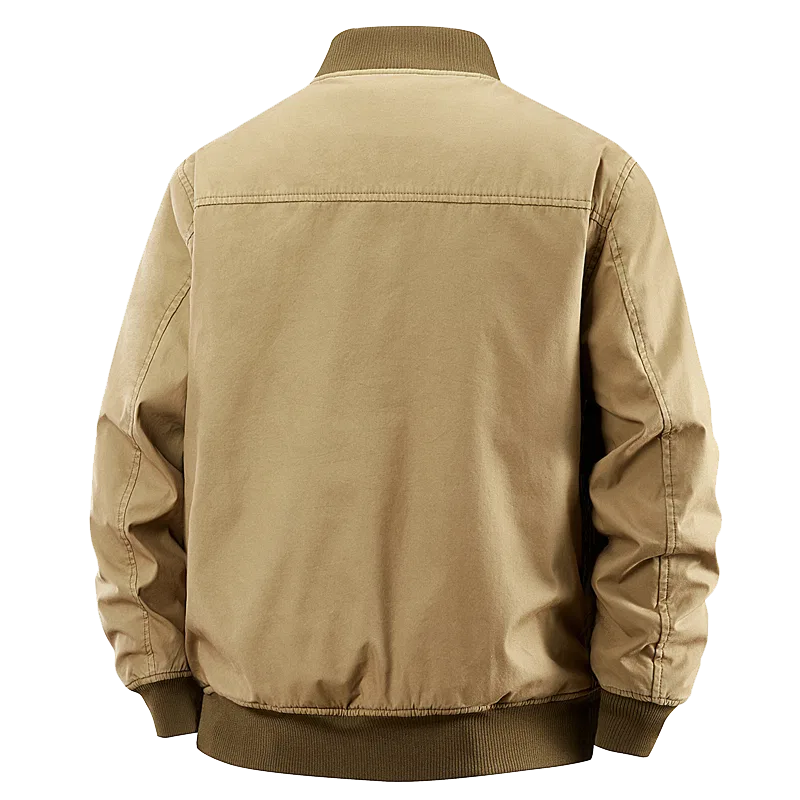 Детская куртка-бейсболка с воротником, модель Unisex Baseball Collar Moderate Workwear, JEEP SPIRIT, Black — фото 4