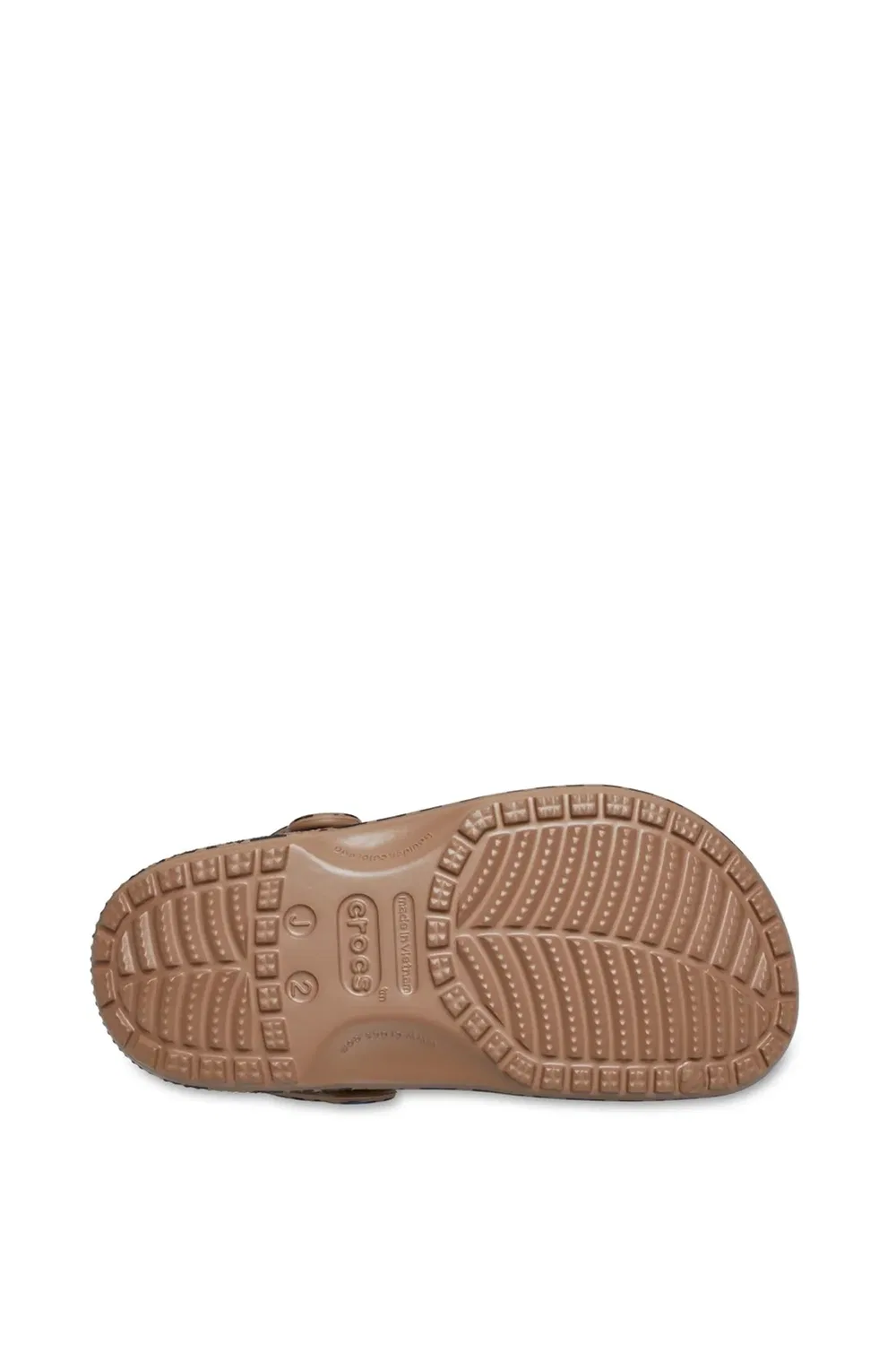 Детские классические сабо с принтом животных Crocs, Brown — фото 4