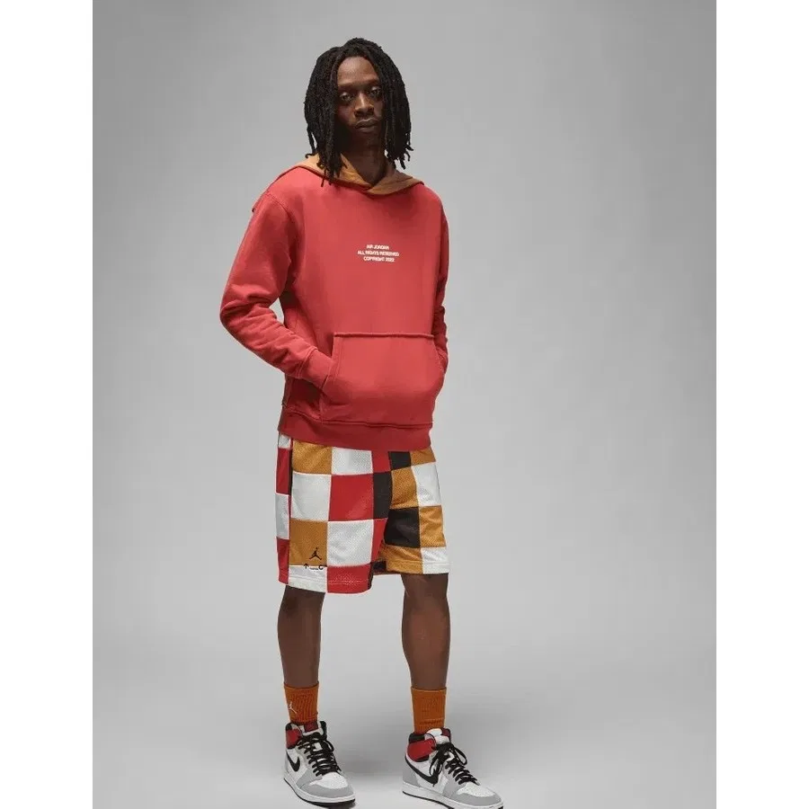 Худи из футера с капюшоном Air Jordan Flight Heritage Fleece Nike, Красный
