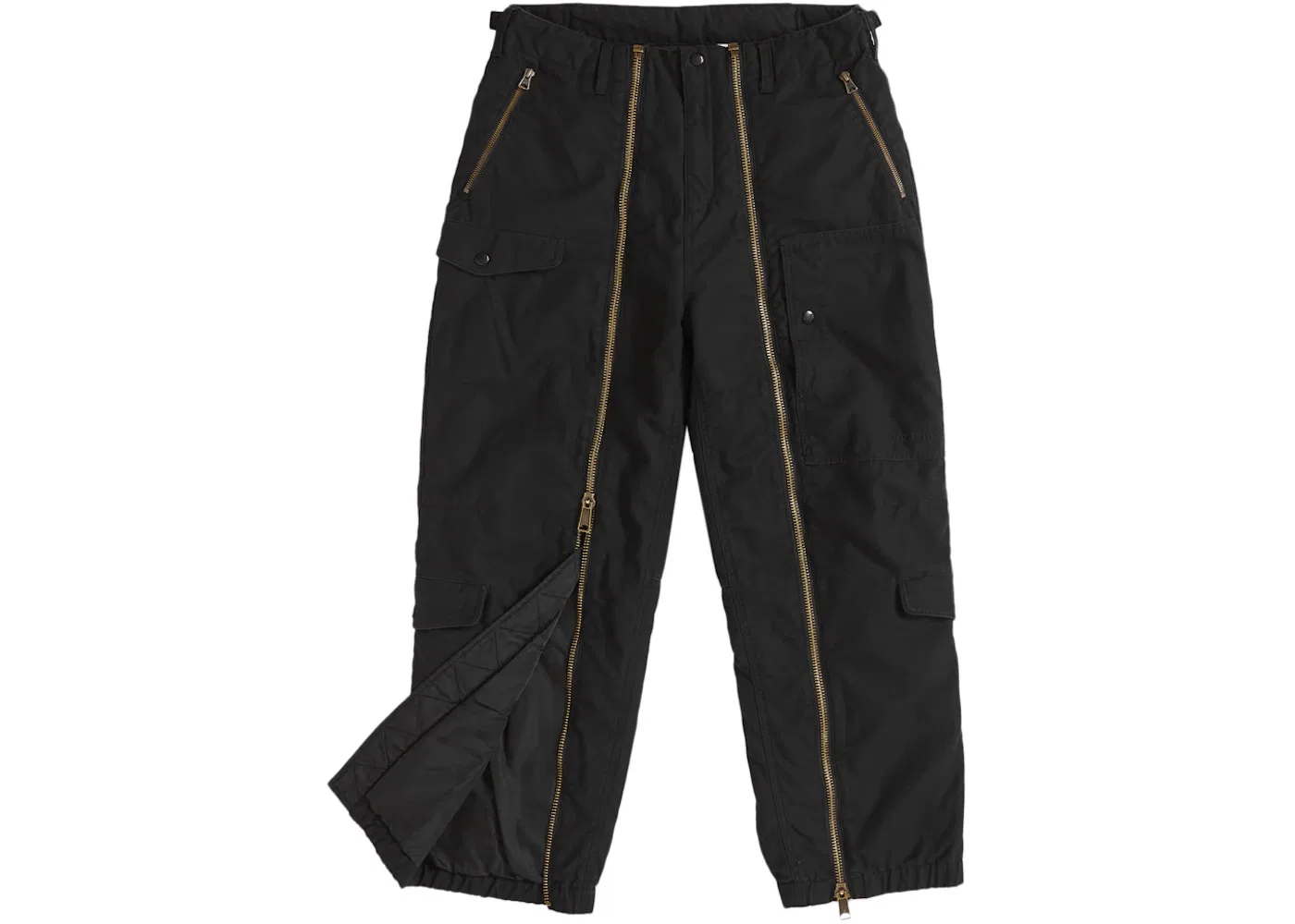 Мужские штаны из хлопкового твила Supreme Alpha Industries Pant, Black — фото 2