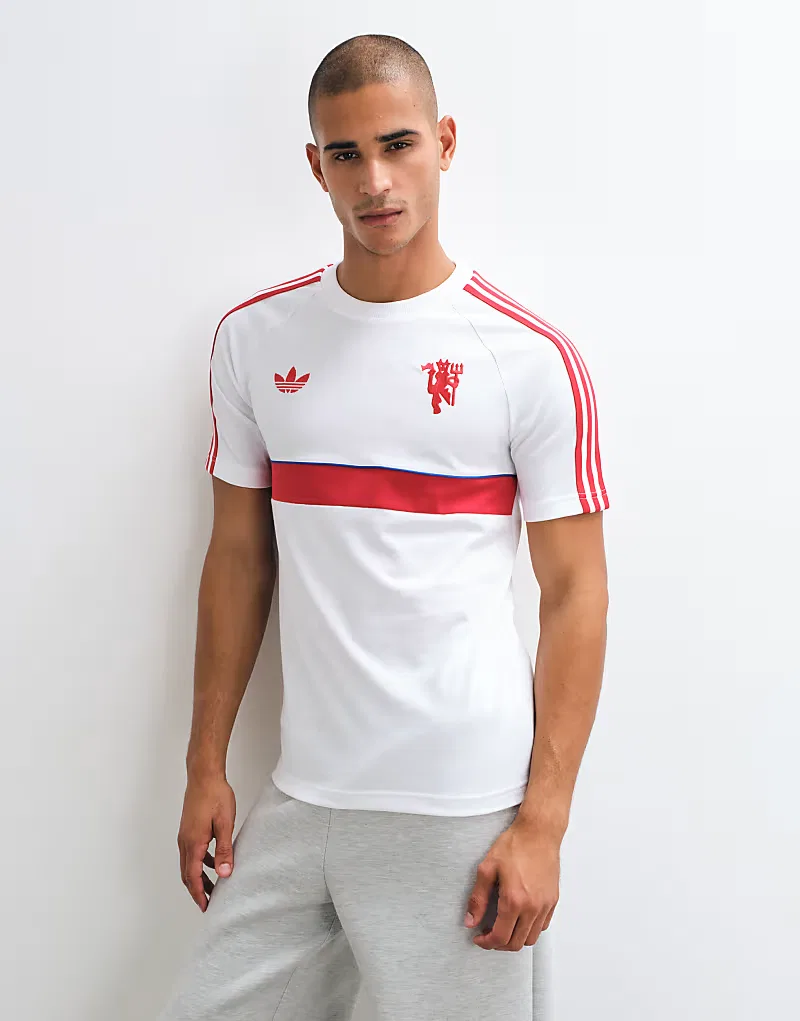 Футболка Adidas performance Manchester United Originals, белый