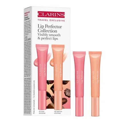Набор блесков для губ увлажняющий Clarins Lip Perfector Collection, 2 x 12 мл