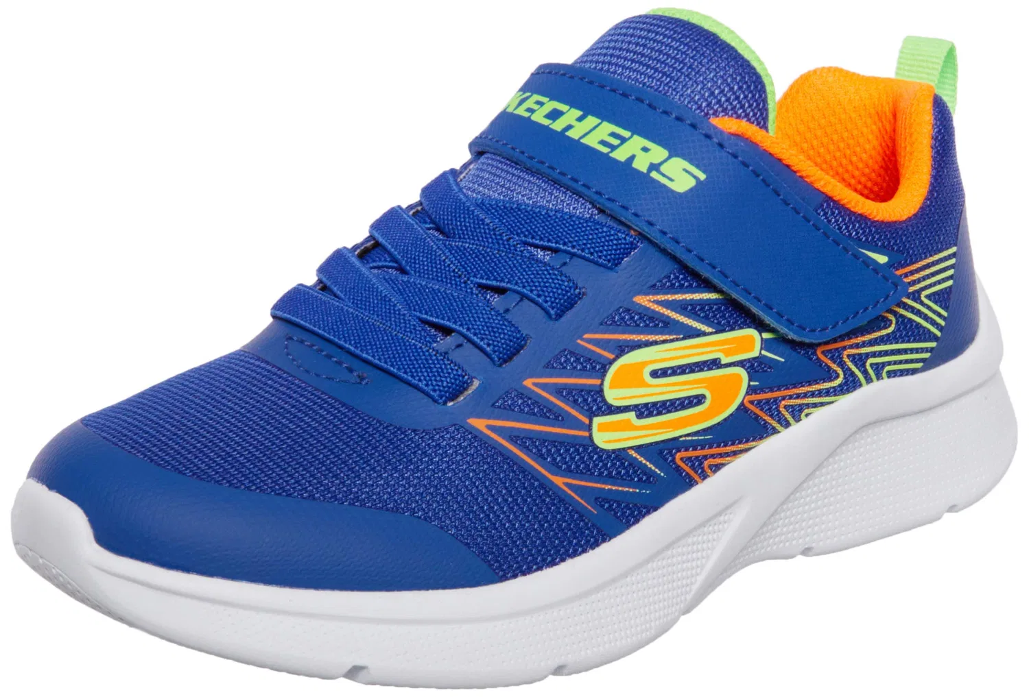 Детские кроссовки для мальчиков Skechers Microspec Texlor, Blue Orange