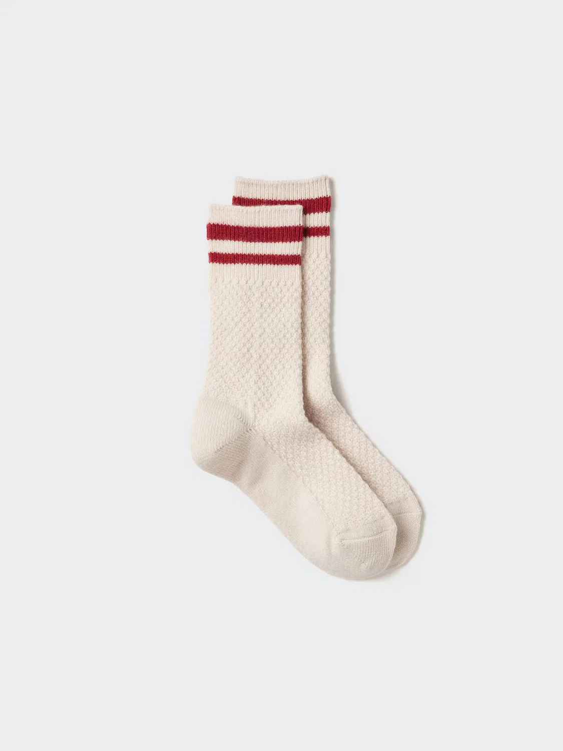 Носки Uniqlo Heattech Popcorn, утепляющие, натуральные