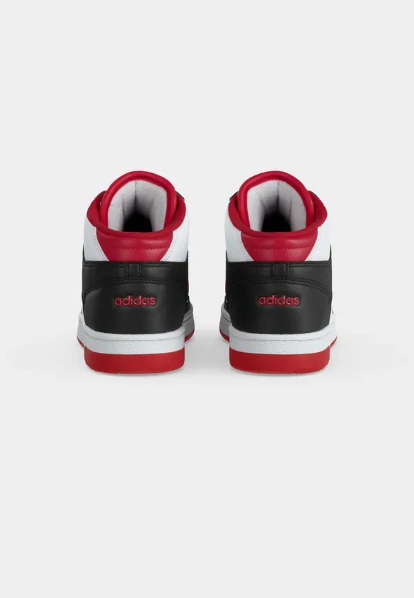 Кроссовки Rapid Court Mid унисекс для тренировок Adidas Performance, белый/черный/красный — фото 4