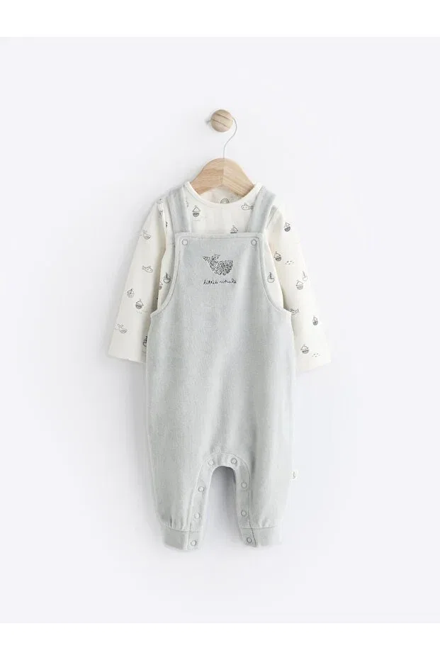 Детский комбинезон с принтом Next Baby, Gri